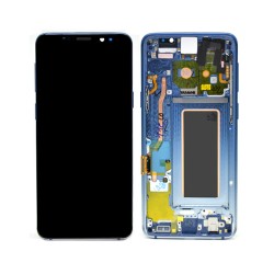 Touch+Display+Frame Samsung Galaxy S9/G960F Service Pack Blue Polaris